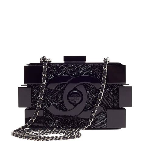 lego clutch chanel crystal|Chanel pink Lego bag.